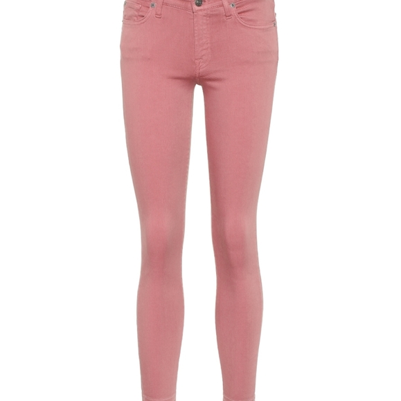 7 For All Mankind dusty rose jeans, Size 27 - Picture 5 of 6